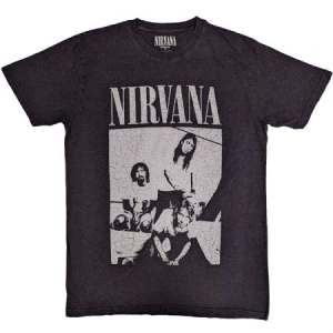 Nirvana - Unisex T-Shirt: Sitting (Distressed) (Medium) i gruppen Minishops / Nirvana hos Bengans Skivbutik AB (4401199)