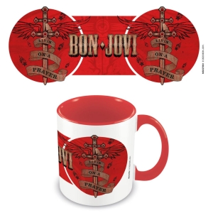 Bon Jovi (Livin' On A Prayer) Red Colour i gruppen -Start Merch hos Bengans Skivbutik AB (4401400)