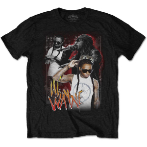 Lil Wayne - LIL WAYNE UNISEX T-SHIRT: 90S HOMAGE (L) i gruppen Merchandise hos Bengans Skivbutik AB (4403240)