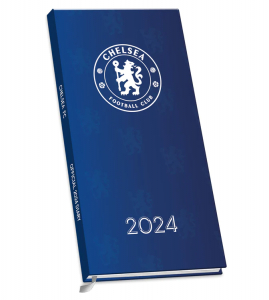 Chelsea Fc - Chelsea Fc 2024 Slim Diary i gruppen MERCH / Kalendere 2024 hos Bengans Skivbutik AB (4406376)