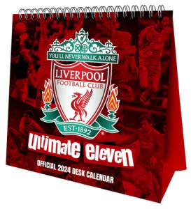 Liverpool Fc - Liverpool Fc 2024 Desk Easel i gruppen MERCH / Kalendere Lagerutsalg hos Bengans Skivbutik AB (4406380)