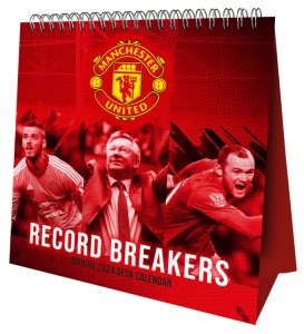 Manchester United Fc - Manchester United Fc 2024 Desk Easel i gruppen -Start Jan R2 hos Bengans Skivbutik AB (4406382)