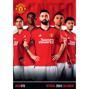 Manchester United Fc - Manchester United Fc 2024 A3 Calendar i gruppen -Start Jan R2 hos Bengans Skivbutik AB (4406392)