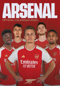 Arsenal Fc - Arsenal Fc 2024 A3 Calendar i gruppen MERCH / Kalendere 2024 hos Bengans Skivbutik AB (4406395)