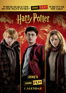 Harry Potter - Harry Potter 2024 A3 Change It Up Calend i gruppen MERCH / Kalendere Lagerutsalg hos Bengans Skivbutik AB (4406411)