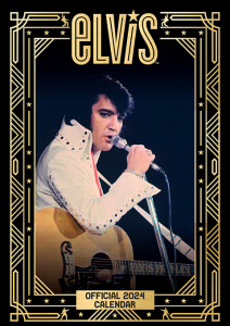 Elvis - Elvis 2024 A3 Calendar i gruppen MERCH / Kalendere Lagerutsalg hos Bengans Skivbutik AB (4406412)