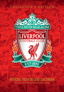 Liverpool Fc - Liverpool Fc 2024 A3 Deluxe Calendar i gruppen MERCH / Kalendere 2024 hos Bengans Skivbutik AB (4406418)