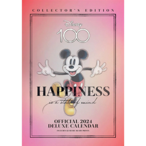 Disney - Disney 100 Quotes 2024 A3 Deluxe Calenda i gruppen MERCH / Kalendere Lagerutsalg hos Bengans Skivbutik AB (4406426)