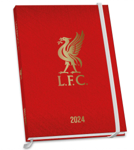 Liverpool Fc - Liverpool Fc 2024 A5 Diary i gruppen MERCH / Kalendere 2024 hos Bengans Skivbutik AB (4406428)