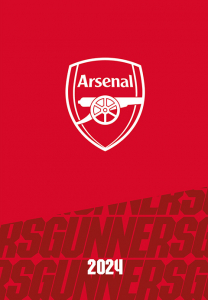 Arsenal Fc - Arsenal Fc 2024 A5 Diary i gruppen MERCHANDISE / Merch / Sport hos Bengans Skivbutik AB (4406433)