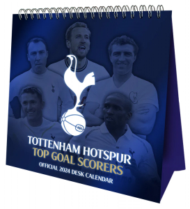 Tottenham Hotspur Fc - Tottenham Hotspur Fc 2024 Desk Easel i gruppen MERCH / Kalendere 2024 hos Bengans Skivbutik AB (4406440)