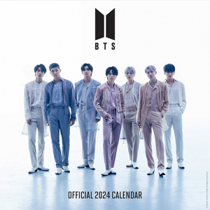 Bts - Bts 2024 Square Calendar (Multi-Language i gruppen MERCH / Kalendere 2024 hos Bengans Skivbutik AB (4406456)