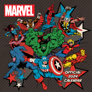 The Marvels - The Marvels 2024 Square Calendar i gruppen MERCH / Kalendere Lagerutsalg hos Bengans Skivbutik AB (4406463)