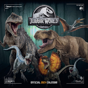 Jurassic - Jurassic World 2024 Square Calendar i gruppen MERCH / Kalendere 2024 hos Bengans Skivbutik AB (4406468)