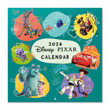 Pixar - Pixar Movies 2024 Square Calendar (Multi i gruppen MERCH / Kalendere Lagerutsalg hos Bengans Skivbutik AB (4406470)