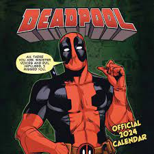 Deadpool - Deadpool (Marvel) 2024 Square Calendar i gruppen MK Export CDON Merch hos Bengans Skivbutik AB (4406477)