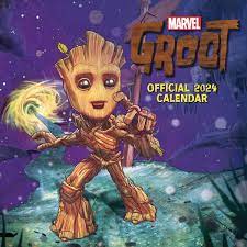 Marvel - Marvel: I Am Groot 2024 Square Calendar i gruppen MERCH / Kalendere Lagerutsalg hos Bengans Skivbutik AB (4406481)