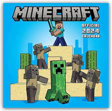 Minecraft - Minecraft 2024 Square Calendar i gruppen MERCHANDISE / Merch / Spel hos Bengans Skivbutik AB (4406489)