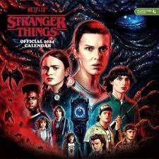 Stranger Things - Stranger Things 12 By 12 Calendar (Plast i gruppen MERCH / Kalendere Lagerutsalg hos Bengans Skivbutik AB (4406493)