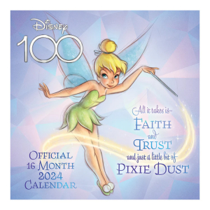 Disney - Disney 100 Years Special  Square 2024 Ca i gruppen MERCH / Kalendere 2024 hos Bengans Skivbutik AB (4406494)