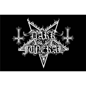 Dark Funeral - Logo Textile Poster i gruppen MERCHANDISE / Merch / Metal hos Bengans Skivbutik AB (4408530)