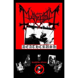 Mayhem - Deathcrush Textile Poster i gruppen MERCHANDISE / Merch / Metal hos Bengans Skivbutik AB (4408531)