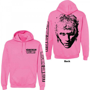 Machine Gun Kelly -  Unisex Pullover Hoodie Pink Face (Back print) i gruppen MERCHANDISE / Hoodies / Pop-Rock hos Bengans Skivbutik AB (4414470r)