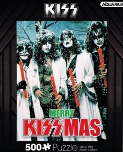 Kiss - Merry Kissmas 500 pc Jigsaw Puzzle i gruppen MERCHANDISE / Merch / Metal hos Bengans Skivbutik AB (4414653)