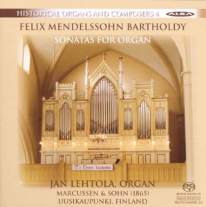 Felix Mendelssohn - Sonatas For Organ i gruppen Musikk / SACD / Klassisk hos Bengans Skivbutik AB (460632)