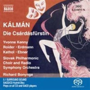 Kalman Emmerich - Czardasfurstinnan i gruppen Musikk / SACD / Klassisk hos Bengans Skivbutik AB (460738)