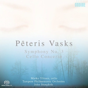 Vasks Peteris - Symphony No. 3, Cello Concerto i gruppen Musikk / SACD / Klassisk hos Bengans Skivbutik AB (460886)