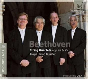 Ludwig van Beethoven - String Quartets Op. 74 & 95 i gruppen Musikk / SACD / Klassisk hos Bengans Skivbutik AB (461140)