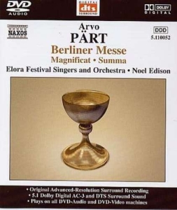 Pärt Arvo - Berliner Messe i gruppen Musikk / DVD Audio / Klassisk hos Bengans Skivbutik AB (490028)