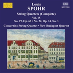 Spohr - Quartets Nos 19 And 22 i gruppen VI TIPSER / Julegavetips CD hos Bengans Skivbutik AB (502977)