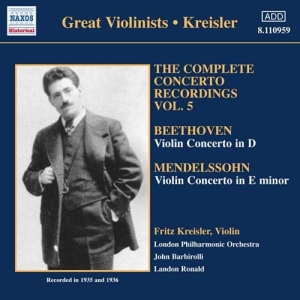 Beethoven/Mendelssohn - Violin Concertos i gruppen Externt_Lager / Naxoslager hos Bengans Skivbutik AB (509621)