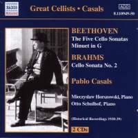 Beethoven/Brahms - Cello Sonatas i gruppen Externt_Lager / Naxoslager hos Bengans Skivbutik AB (509682)