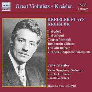 Kreisler Fritz - Plays Kreisler i gruppen VI TIPSER / Julegavetips CD hos Bengans Skivbutik AB (510452)