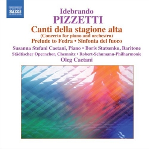 Pizzetti - Canti Della Stagione Alta i gruppen VI TIPSER / Julegavetips CD hos Bengans Skivbutik AB (527620)