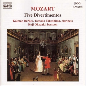 Mozart Wolfgang Amadeus - Five Divertimentos i gruppen VI TIPSER / Julegavetips CD hos Bengans Skivbutik AB (545251)