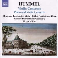 Hummel - Concerto For Piano & Violin i gruppen VI TIPSER / Julegavetips CD hos Bengans Skivbutik AB (545594)