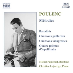 Poulenc Francis - Melodies i gruppen VI TIPSER / Julegavetips CD hos Bengans Skivbutik AB (548995)