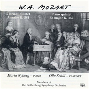 Mozart W A - Klarinettkvintett Pianokvintett i gruppen VI TIPSER / Julegavetips CD hos Bengans Skivbutik AB (549094)