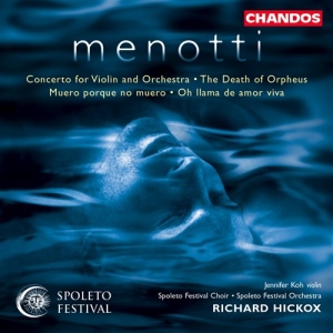 Menotti - Concerto For Violin & Orchestr i gruppen CD / Klassisk hos Bengans Skivbutik AB (5503064)