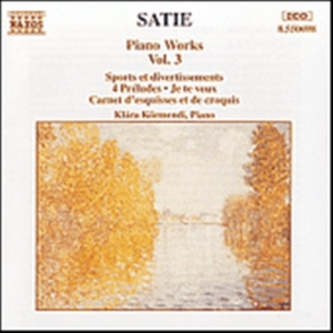 Satie Erik - Piano Works Vol 3 i gruppen VI TIPSER / Julegavetips CD hos Bengans Skivbutik AB (5503763)