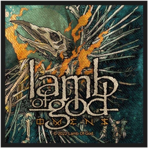 Lamb Of God - Omens Standard Patch i gruppen MERCHANDISE / Merch / Metal hos Bengans Skivbutik AB (5506460)