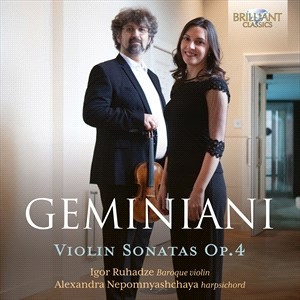 Geminiani Francesco - Violin Sonatas, Op. 4 i gruppen CD hos Bengans Skivbutik AB (5507085)