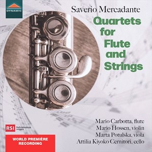 Mercadante Saverio - Quartets For Flute & Strings i gruppen CD hos Bengans Skivbutik AB (5507208)