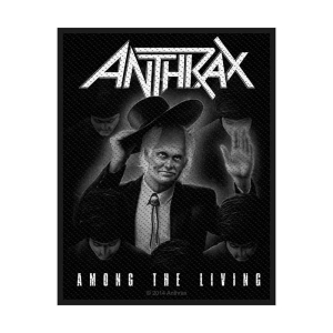 Anthrax - Among The Living Standard Patch i gruppen MERCHANDISE / Accessoarer / Metal hos Bengans Skivbutik AB (5508612)