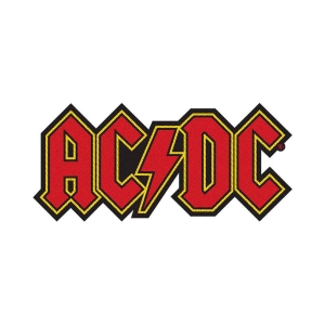 Ac/Dc - Logo Cut Out Standard Patch i gruppen MERCH / Minsishops-merch / Ac/Dc hos Bengans Skivbutik AB (5508615)