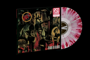 Slayer - Reign In Blood (Clear W/Red Splatter) i gruppen VI TIPSER / Fredagsutgivelser / Fredag Den 1:a Mars 2024 hos Bengans Skivbutik AB (5509744)